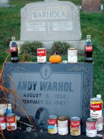 Andy Warhol Dies