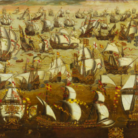 La armada Invencible es derrotada