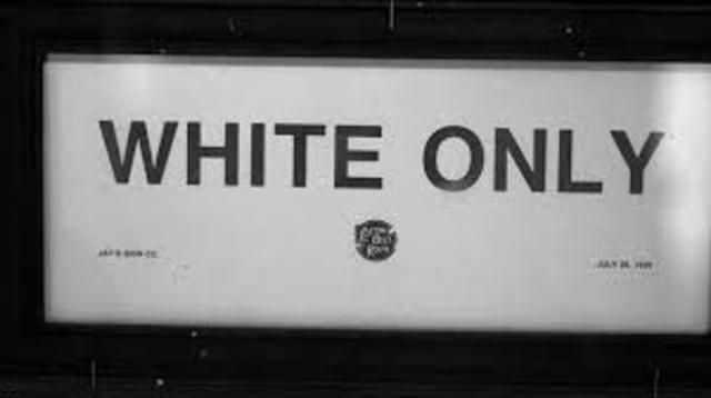 By- law prohibits all people of color from using pavements.