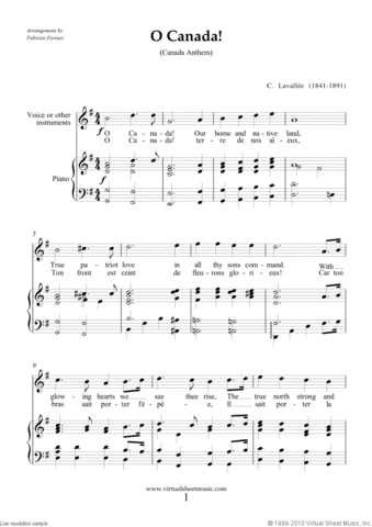 "O Canada" Became National Anthum