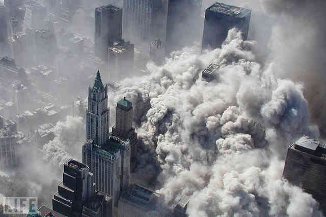 10:28 AM - North Tower collapses 102 minutes after it was struck.