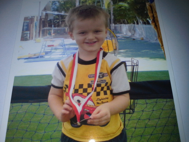 this is me and my tennis trophy