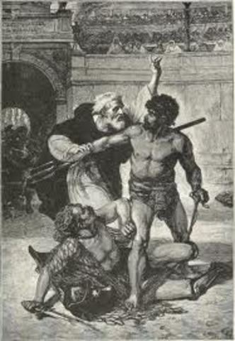 Egyptian monk Telemachus 404AD