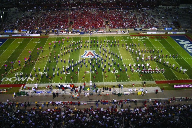 I - Universities of Arizona and Michigan Bands.
