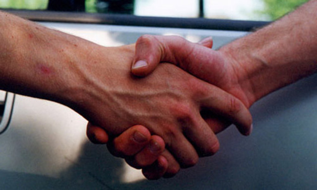 Justin conoció a Sarah Vaughn, por primera vez.