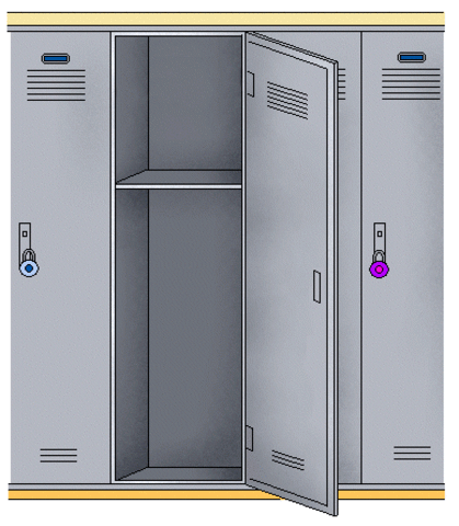 Crabbe gets his locker checked