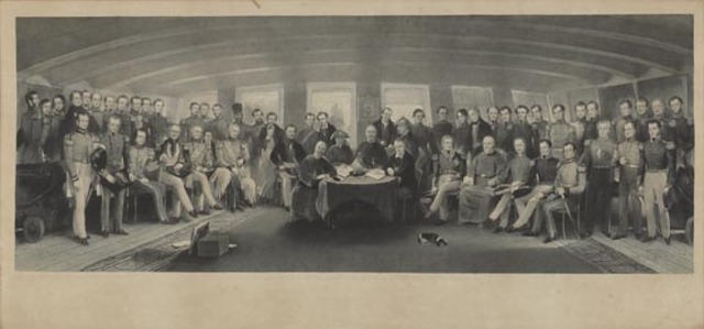 The Treaty of Nanjing was signed