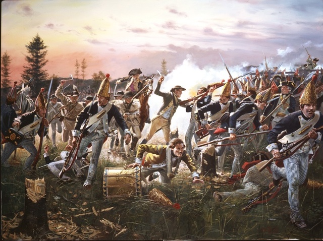 The battle of Saratoga