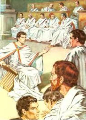 Appius Claudius Caudex serves as Roman consul