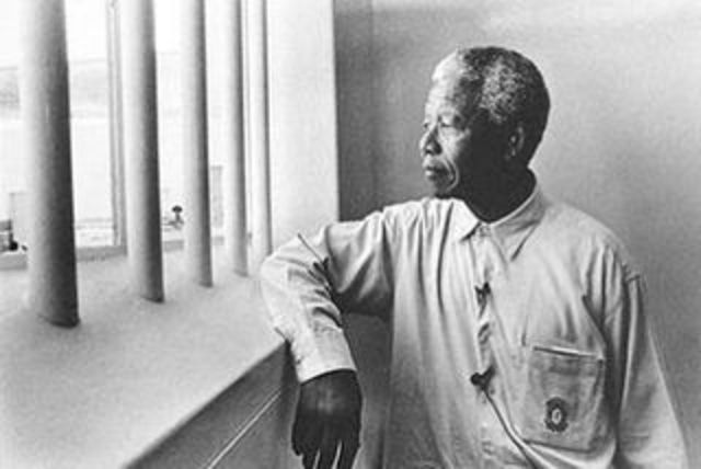 Nelson Mandela was jailed