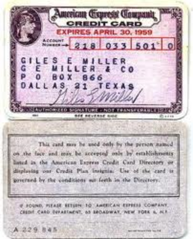 First modern credit card