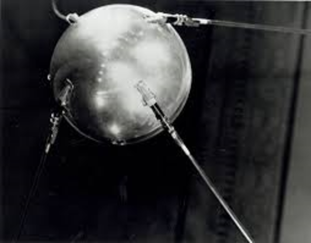 Soviet Satellite Sputnik Launches Space Age