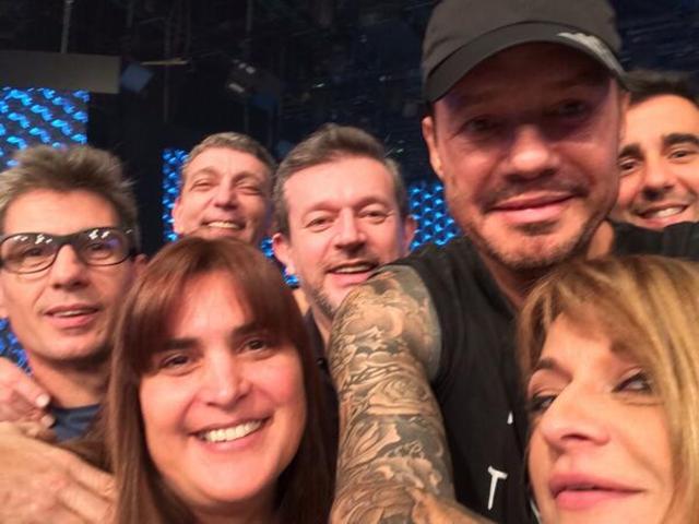 Tinelli y las selfie