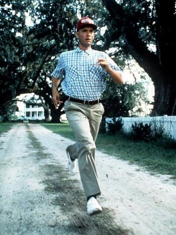 Forrest starts running (date President Carter Collapsed of heat exhaustion)
