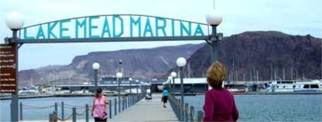 Arrives at Lake Mead National Recreation Area in Nevada.