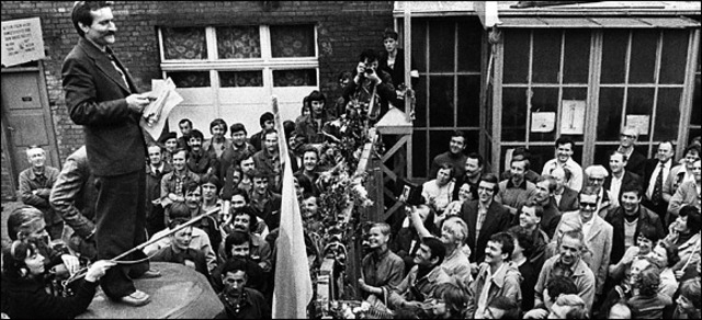 Solidarity Movement in Poland (Lech Walesa)