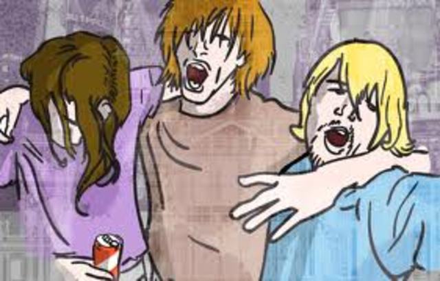 Mat trying to drive drunk