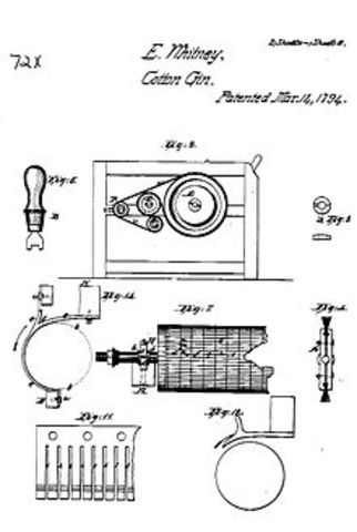 Eli Whitney invents the cotton gin