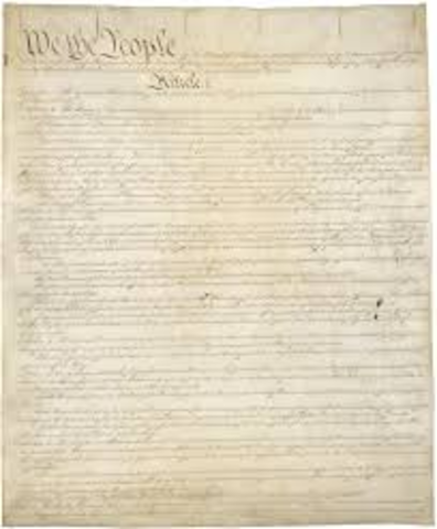 U.S. Constitution signed