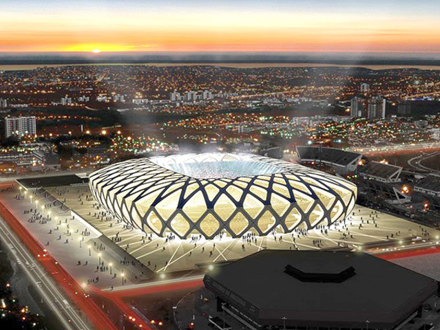 el 80% de obras en brasil ya estan listas...