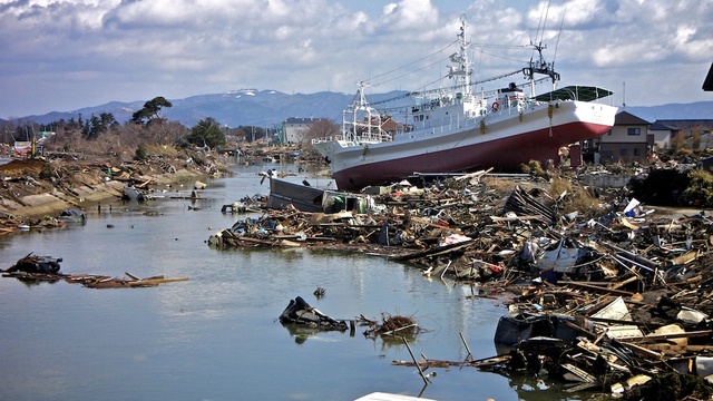 Earthquake and tsunami, Japan (2011)