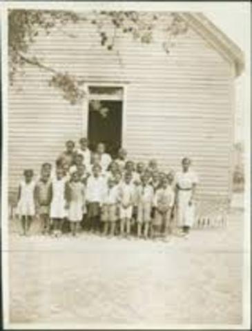 segregated school house