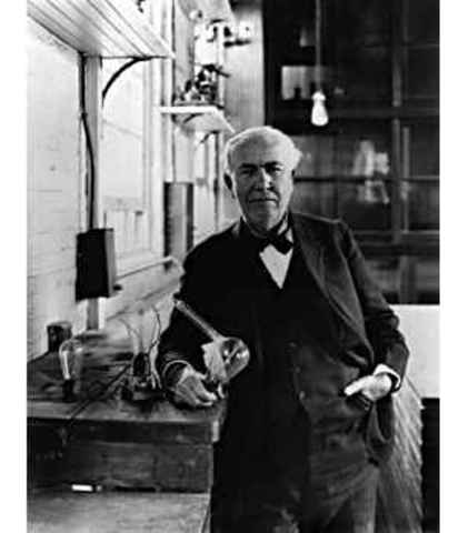 Thomas Edison creates the light bulb