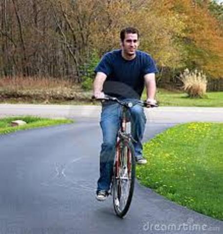 learned to ride bike!