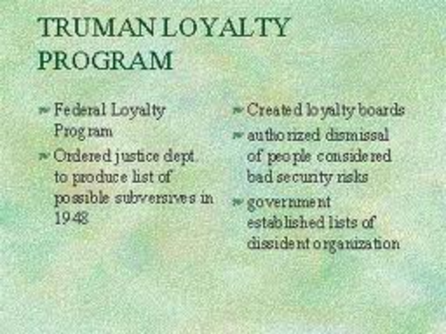 The Truman Loyalty Campaign