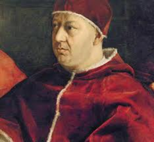 Leonardo and pope Leo X
