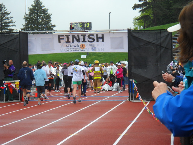 Me encontré en mi primero maratón