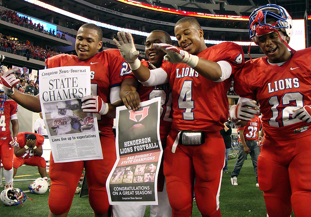 Nosotros gando el campeonto en el futbol americano