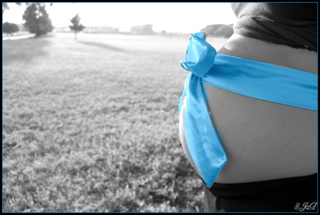 Mi mamá anunció que ella era embarazada.