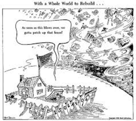 From Isolationism to World War
