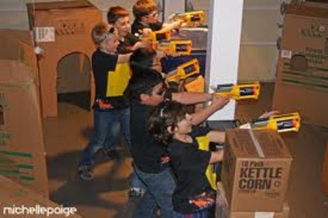 i had a sleep over for my birth day