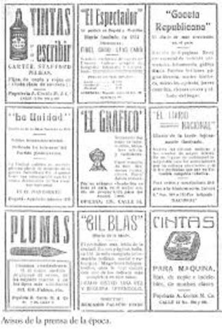 Abadía y Abraham Cortés en 1910, publican El Gráfico