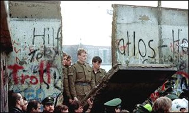Berlin Wall Comes Down