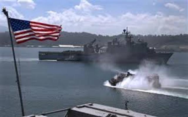 Teddy Roosevelt establishes a naval base in the Philippines