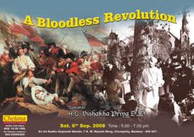 a bloodless revolution