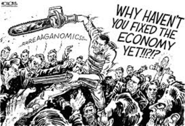 Reaganomics or "trickle down the econoomics"