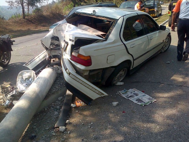 TUVE MI PRIMER ACCIDENTE AUTOMOVILISTICO REALMENTE GRAVE