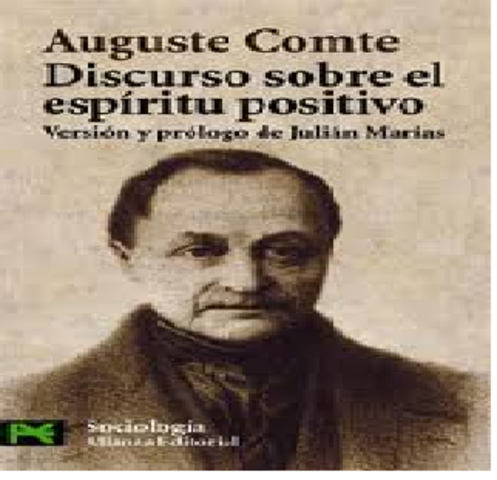 Positivismos  Augusto Comte