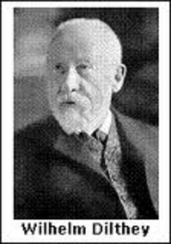 Wilhelm Dilthey  (1833 -1911)