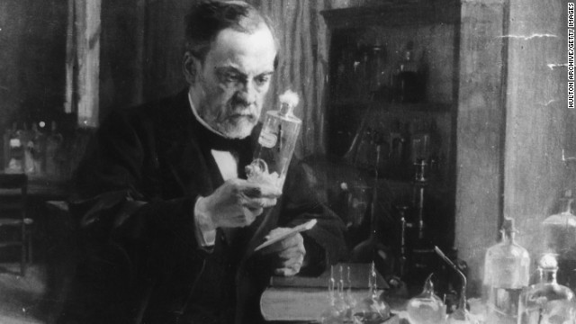 Louis Pasteur develops vaccines for diseases.