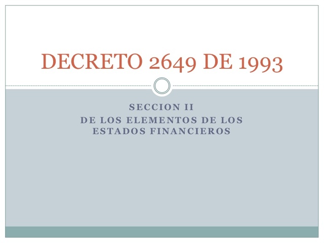 Dec. reglamentario 2649