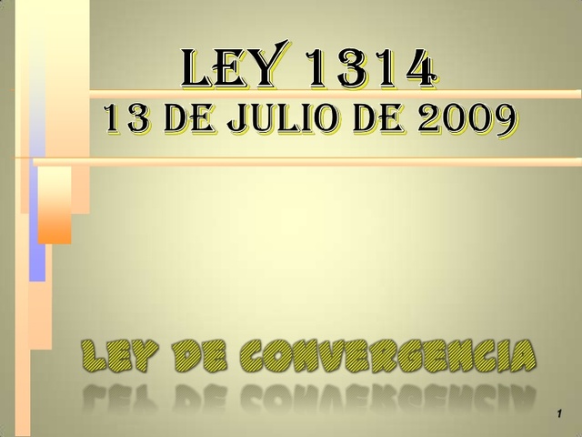 Ley 1314 de 2209