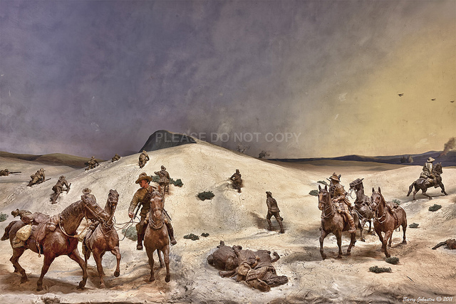 Australian Light Horse Brigade in Battle of Romani