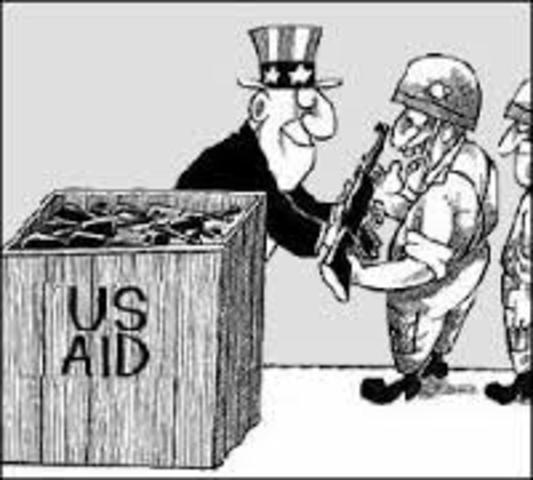 U.S. sends military Aid