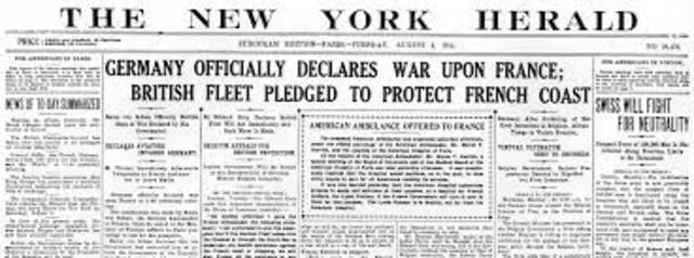 Germany Declares War on France