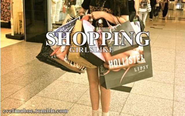 gone shopping with a friends